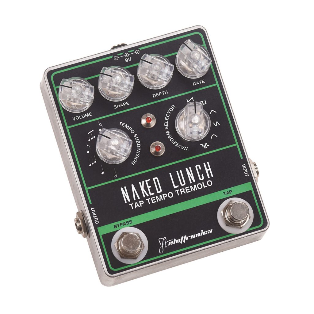 Naked Lunch Tap Tempo Tremolo Ftelettronica Handmade Pedals